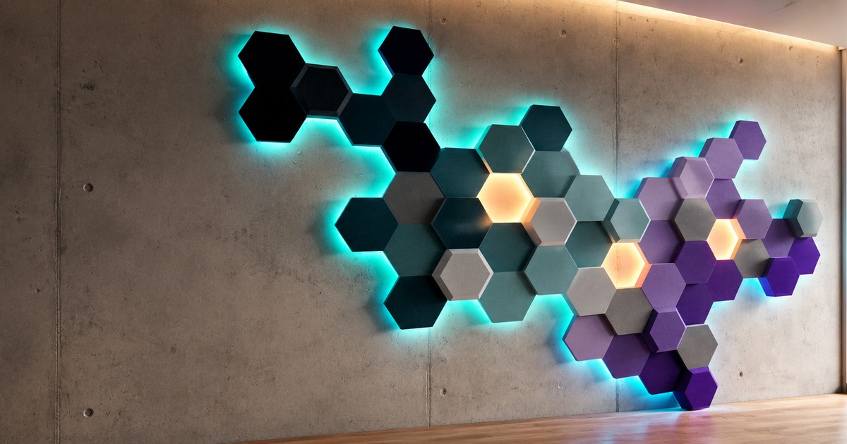 FENNEXT Akustikpaneele mit LED-Beleuchtung